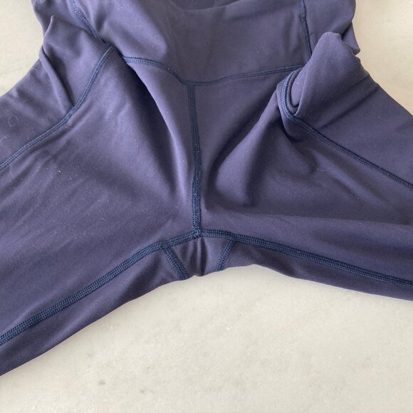 Lululemon Speed Up Tight Brushed Luxtreme leggings / pants / tights (Navy) 28" - Picture 9 of 10